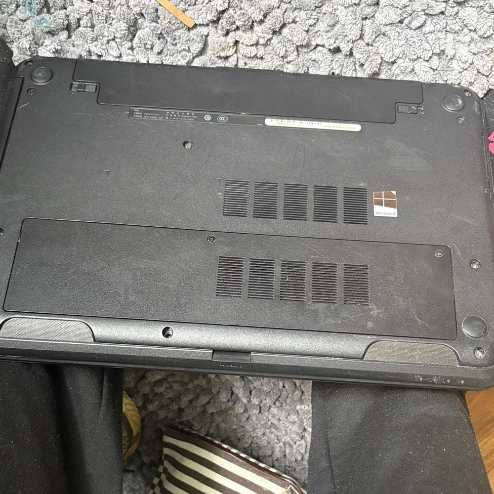 Dell Textured Black Laptop